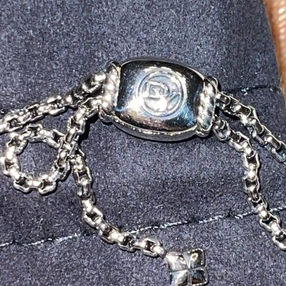 DAVID YURMAN Diamond Chatelaine Petite Pave Station Bracelet DAVID YURMAN - Picture 3 of 12